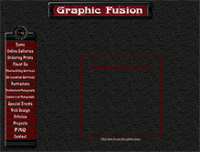 Tablet Screenshot of graphic-fusion.com